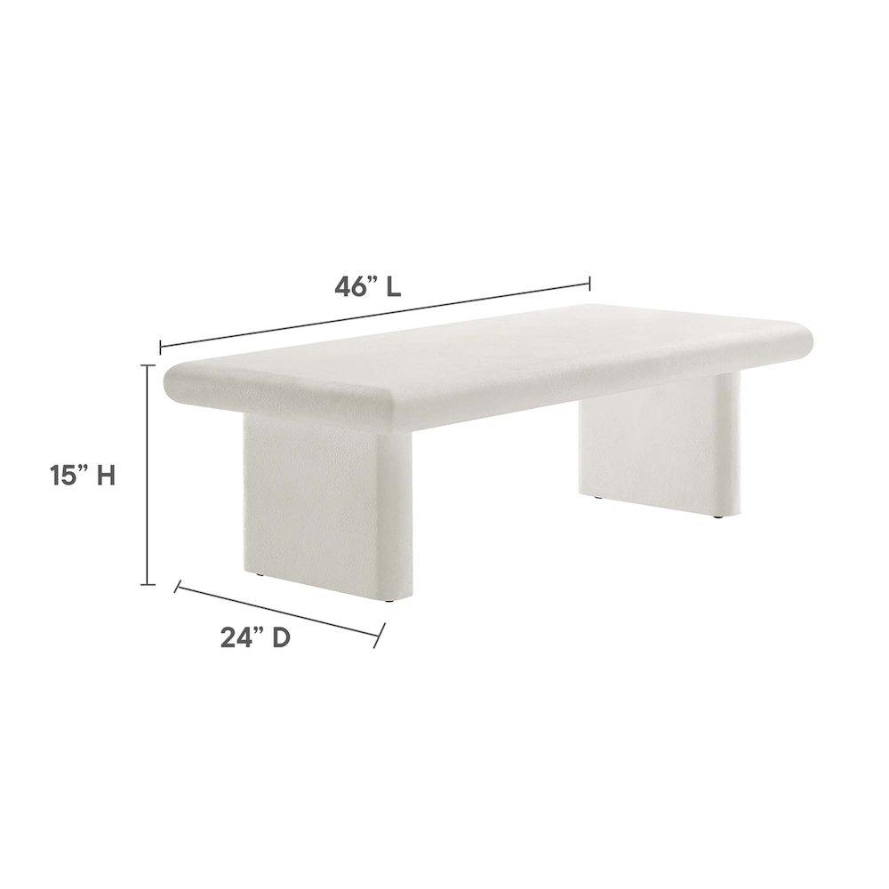 Relic Concrete Textured Coffee Table. Picture 3