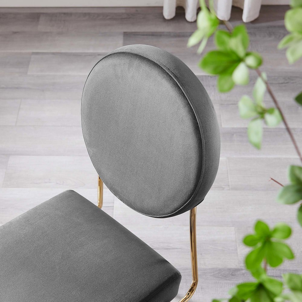 Craft Performance Velvet Dining Side Chairs Set of 2. Picture 12