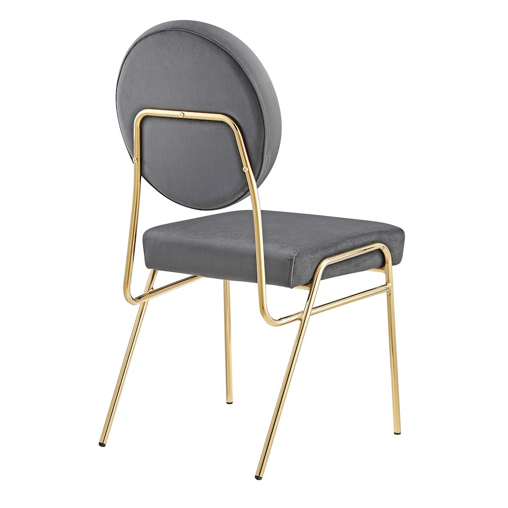 Craft Performance Velvet Dining Side Chairs Set of 2. Picture 5