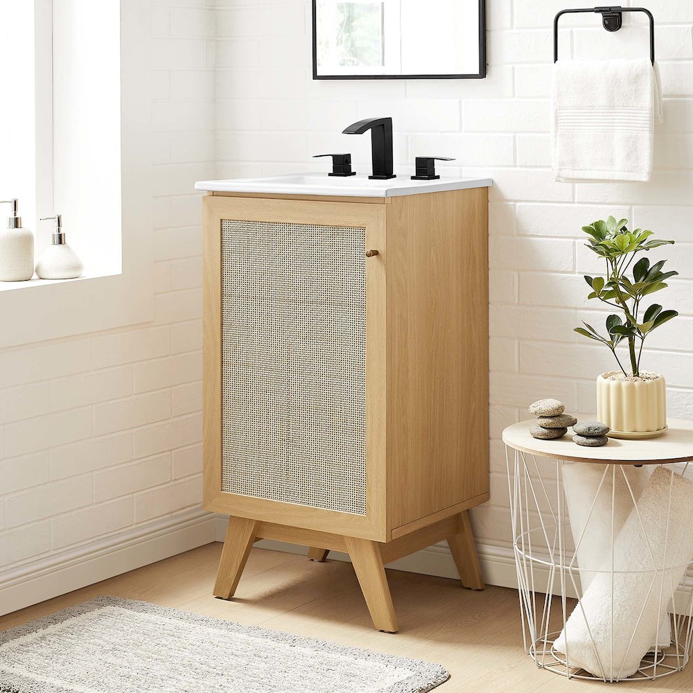 Soma 18” Bathroom Vanity Cabinet (Sink Basin Not Included). Picture 10