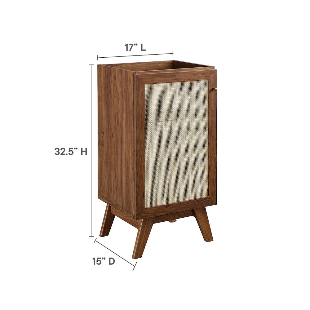 Soma 18” Bathroom Vanity Cabinet (Sink Basin Not Included). Picture 3