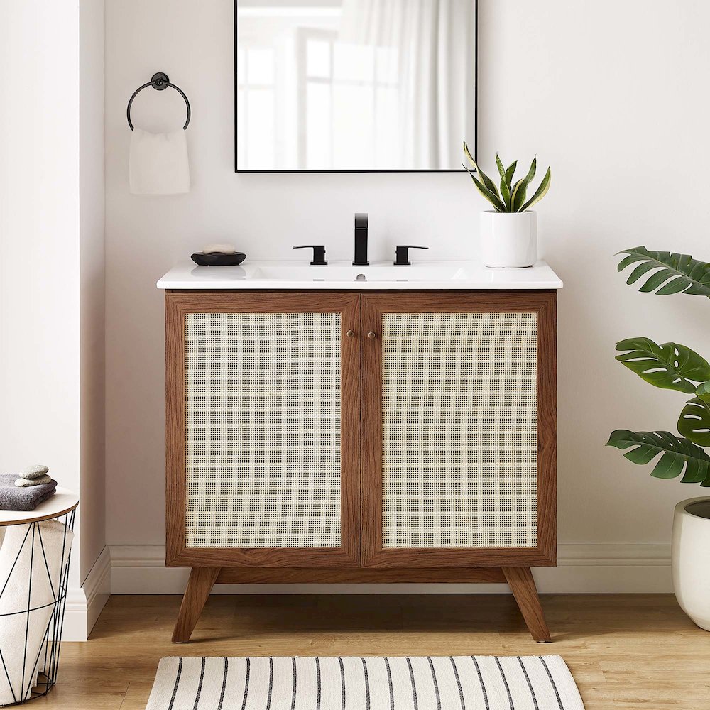 Soma 36” Bathroom Vanity Cabinet (Sink Basin Not Included). Picture 10
