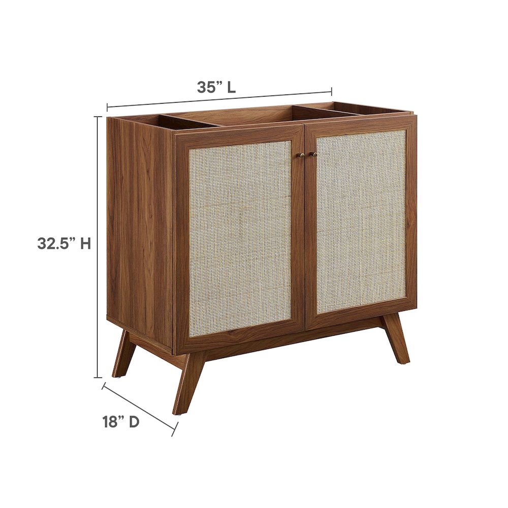 Soma 36” Bathroom Vanity Cabinet (Sink Basin Not Included). Picture 3