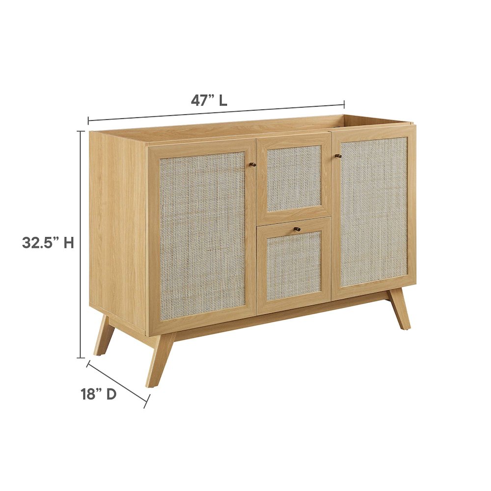 48” Single or Double Sink Bathroom Vanity Cabinet (Sink Basin Not Included). Picture 3