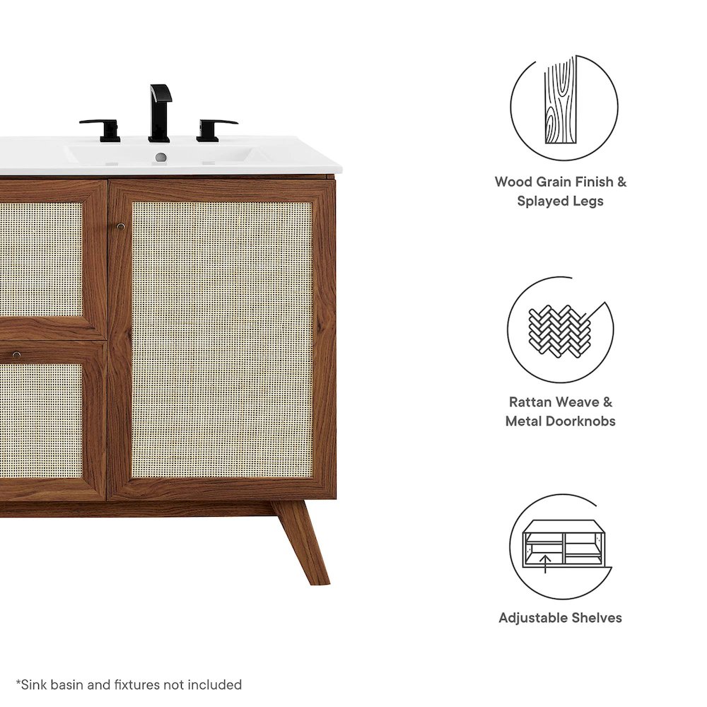 48” Single or Double Sink Bathroom Vanity Cabinet (Sink Basin Not Included). Picture 2