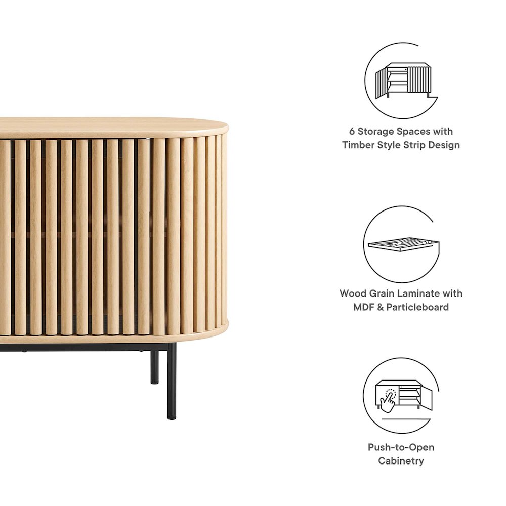 Fortitude 59” Oval Sideboard. Picture 2