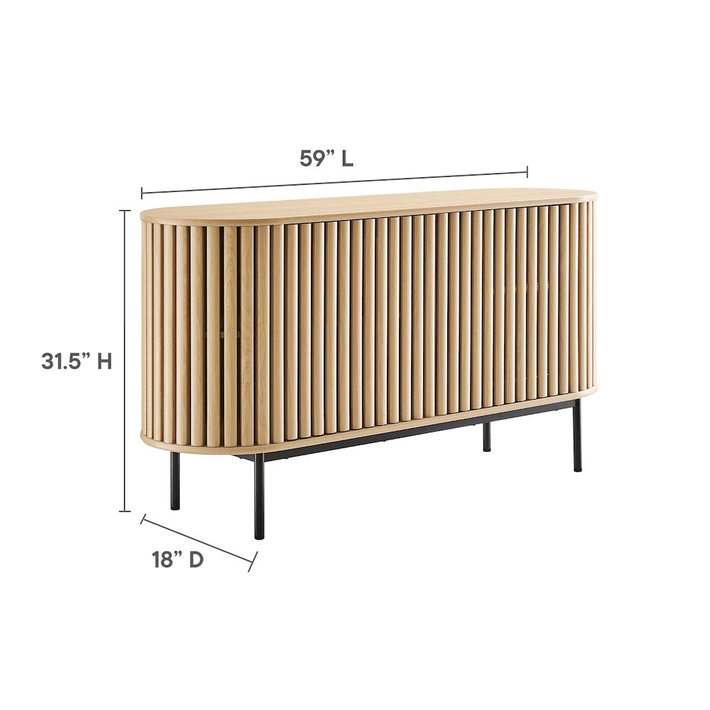 Fortitude 59” Oval Sideboard. Picture 3
