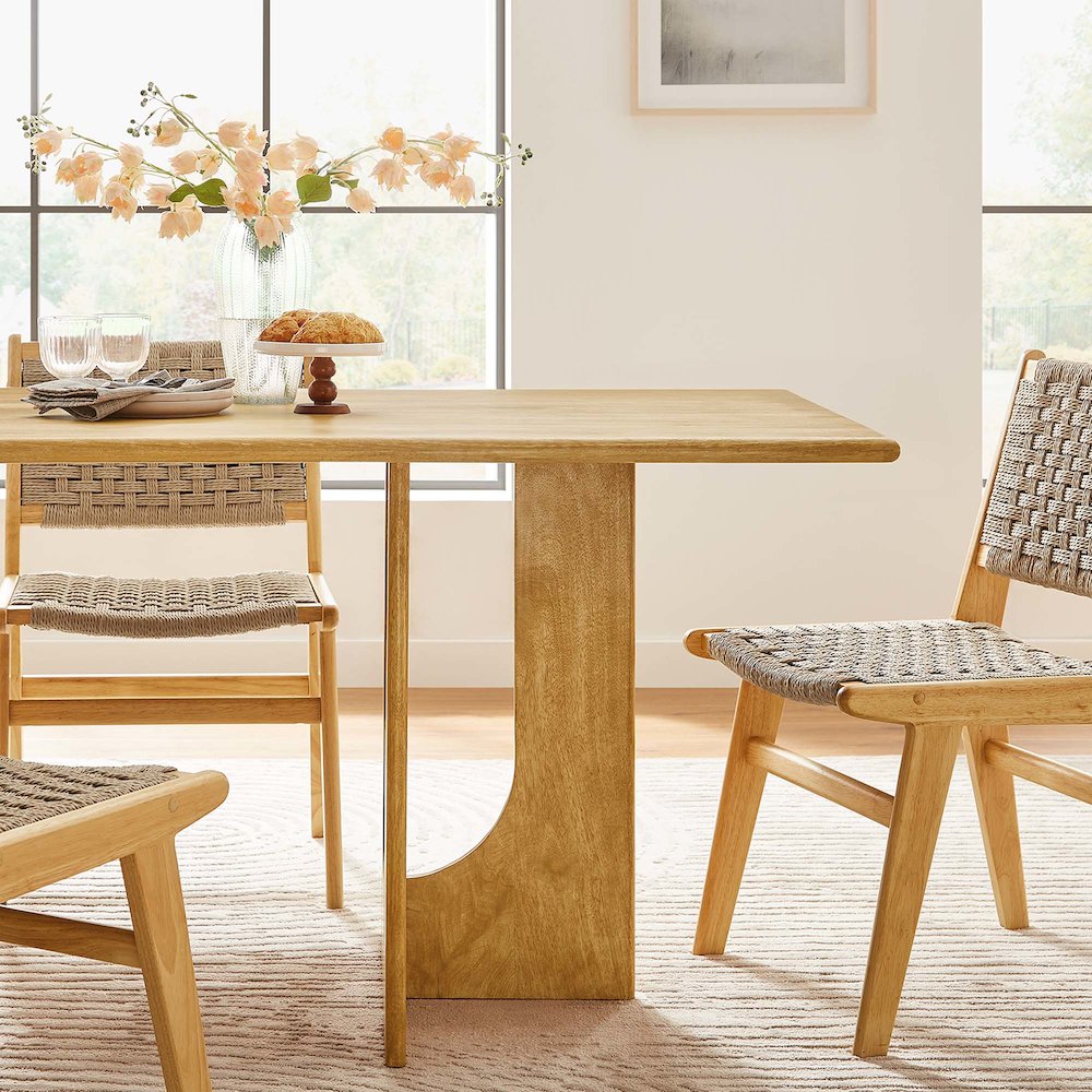 Rivian Rectangular 70" Wood Dining Table. Picture 10