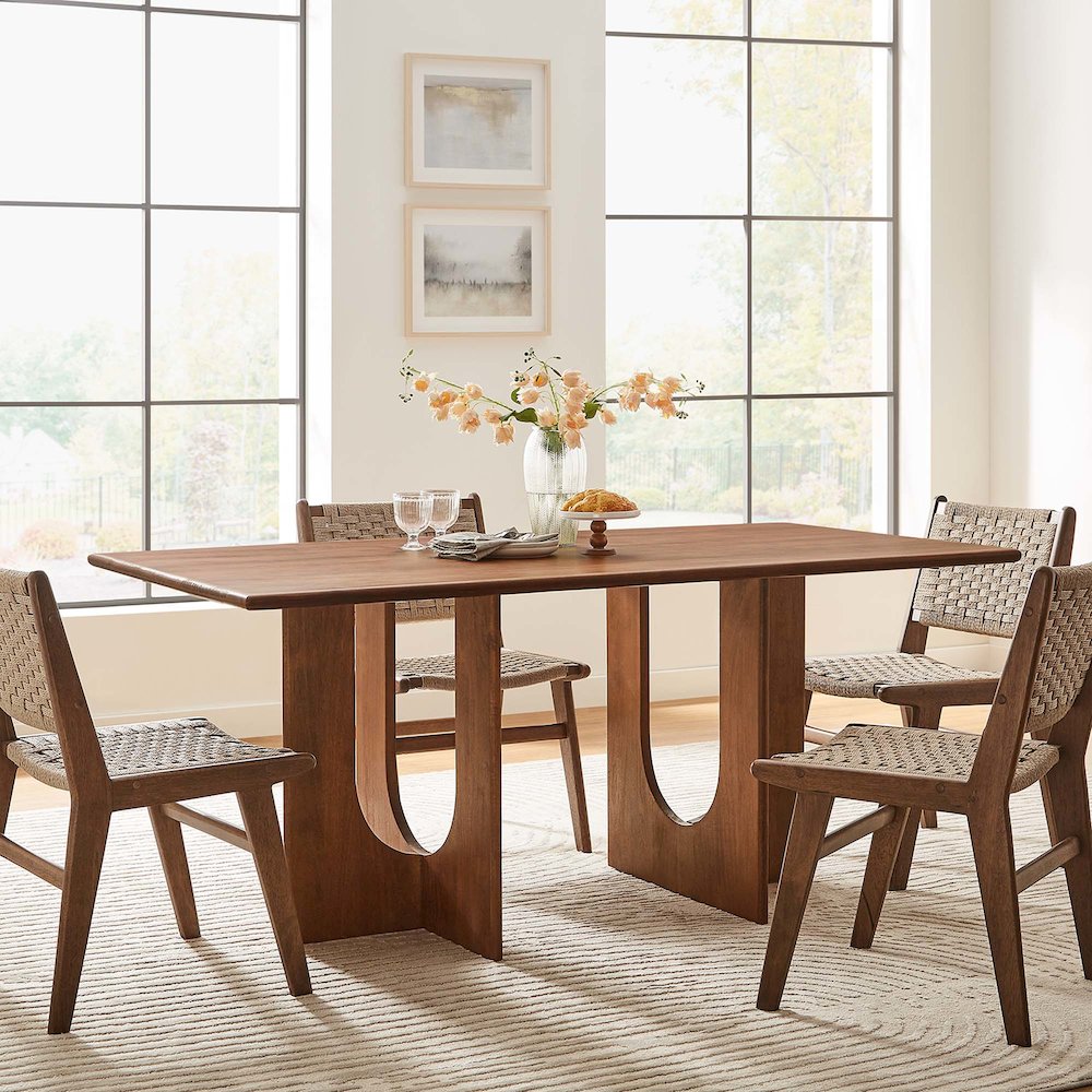 Rivian Rectangular 70" Wood Dining Table. Picture 9