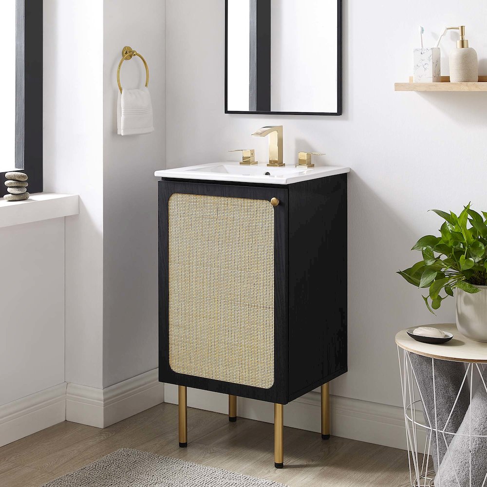 Chaucer 18" Bathroom Vanity Cabinet (Sink Basin Not Included). Picture 10