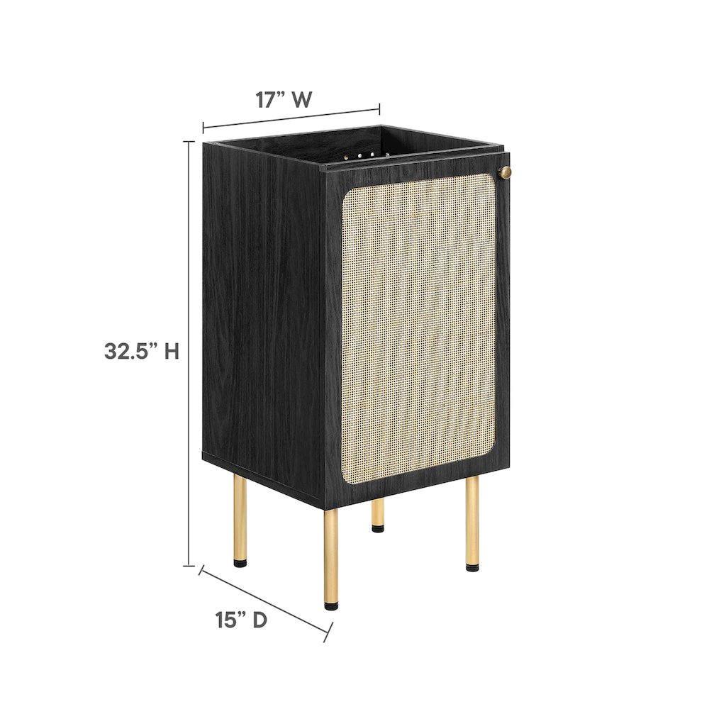 Chaucer 18" Bathroom Vanity Cabinet (Sink Basin Not Included). Picture 2