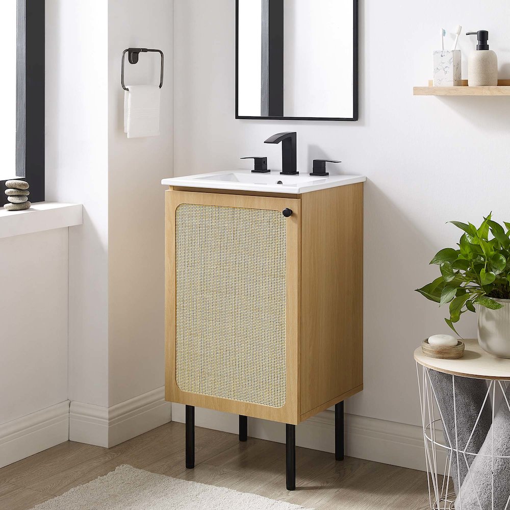 Chaucer 18" Bathroom Vanity Cabinet (Sink Basin Not Included). Picture 10