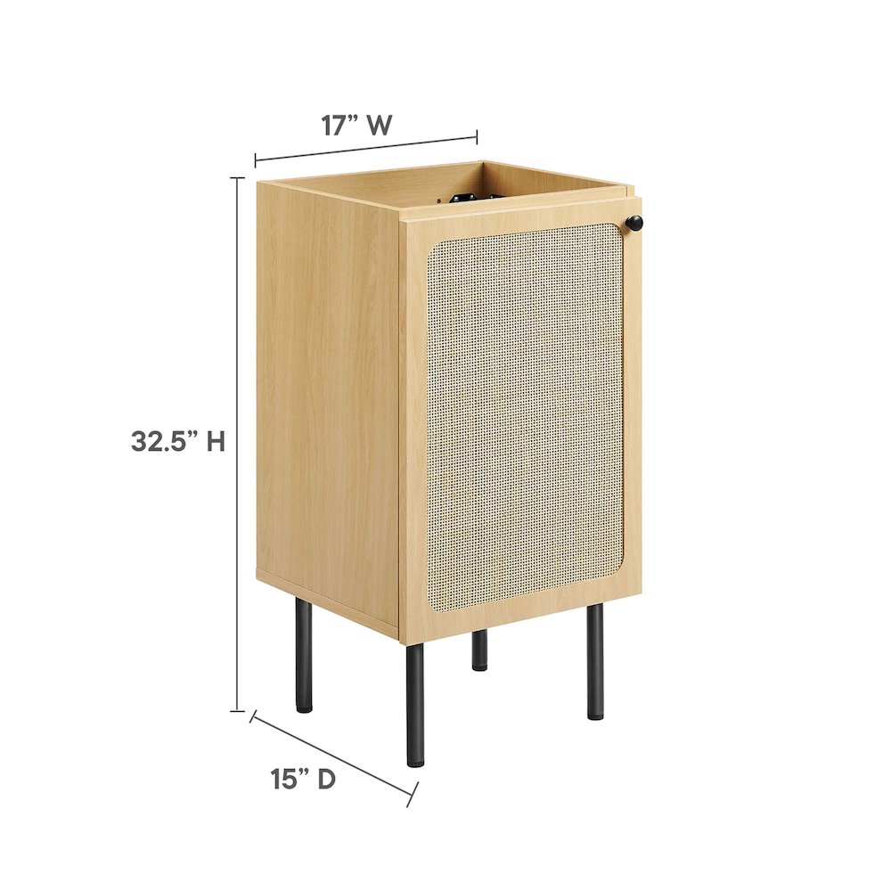 Chaucer 18" Bathroom Vanity Cabinet (Sink Basin Not Included). Picture 2