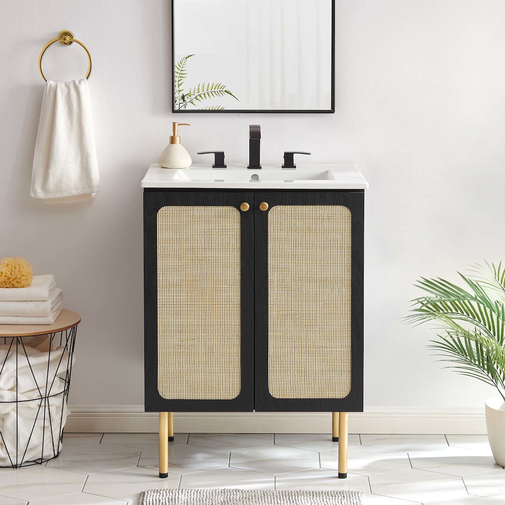 Chaucer 24" Bathroom Vanity Cabinet (Sink Basin Not Included). Picture 10