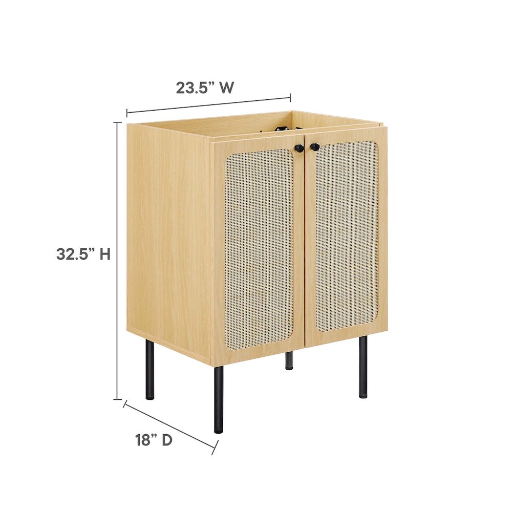 Chaucer 24" Bathroom Vanity Cabinet (Sink Basin Not Included). Picture 2