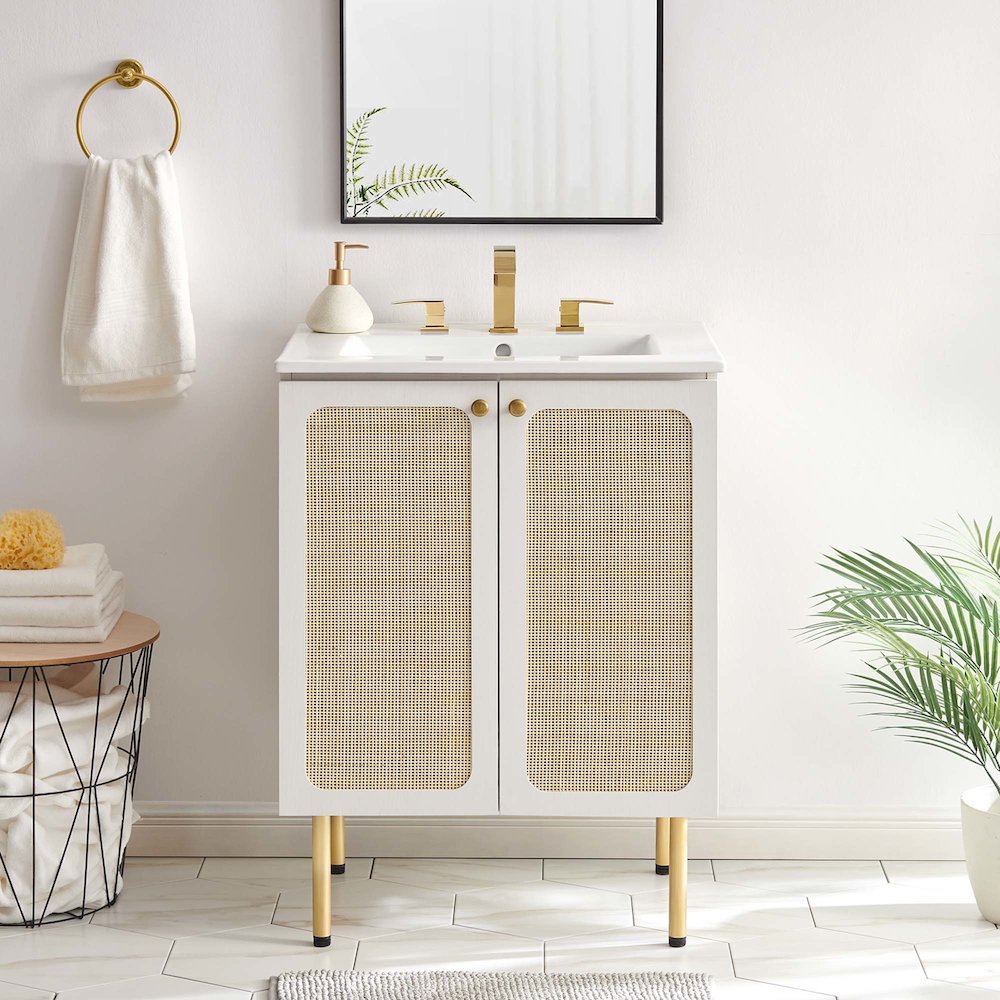 Chaucer 24" Bathroom Vanity Cabinet (Sink Basin Not Included). Picture 10