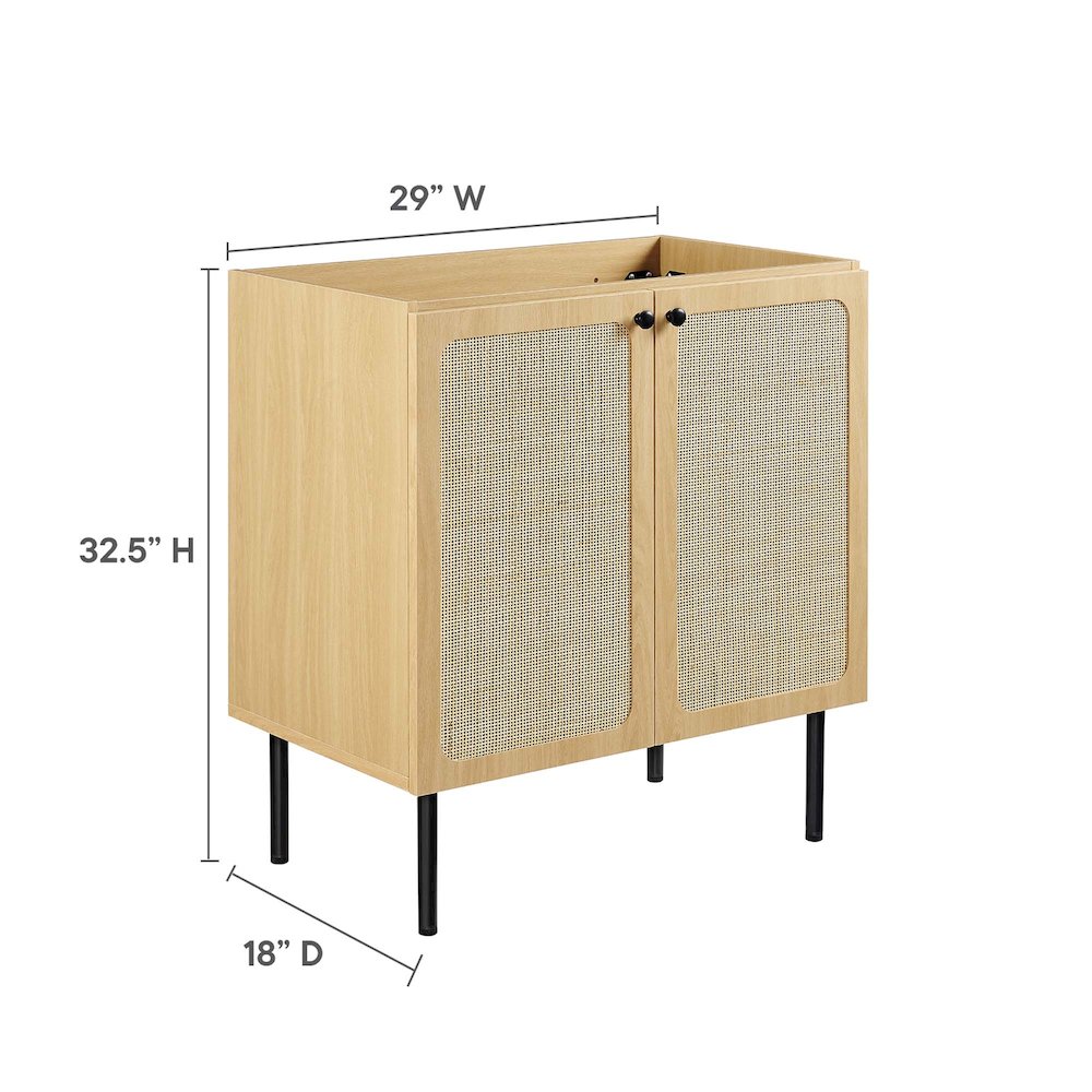 Chaucer 30" Bathroom Vanity Cabinet (Sink Basin Not Included). Picture 2
