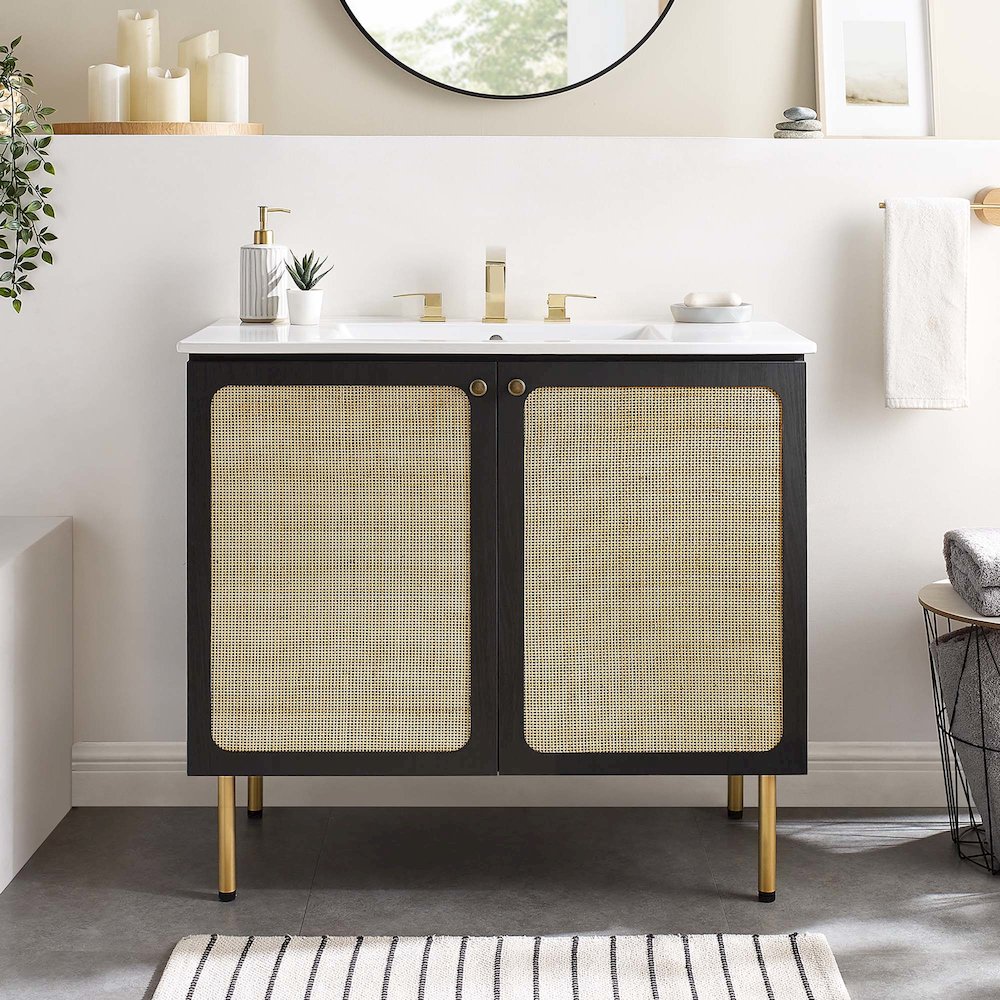 Chaucer 36" Bathroom Vanity Cabinet (Sink Basin Not Included). Picture 10