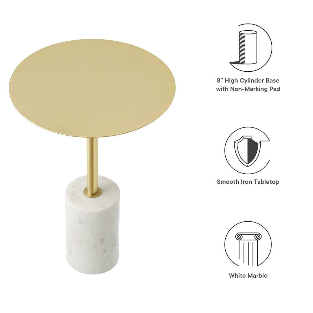 Lyric Round Side Table. Picture 3