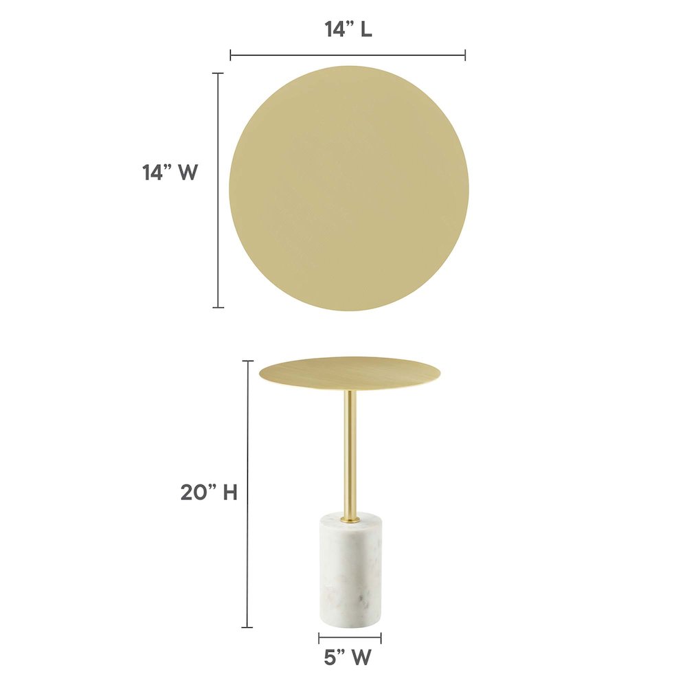 Lyric Round Side Table. Picture 2