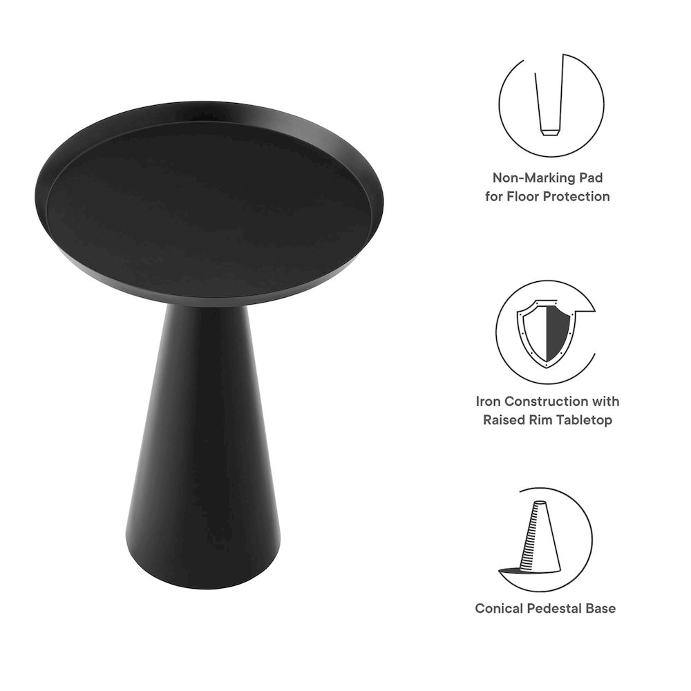 Maren Round Side Table. Picture 2