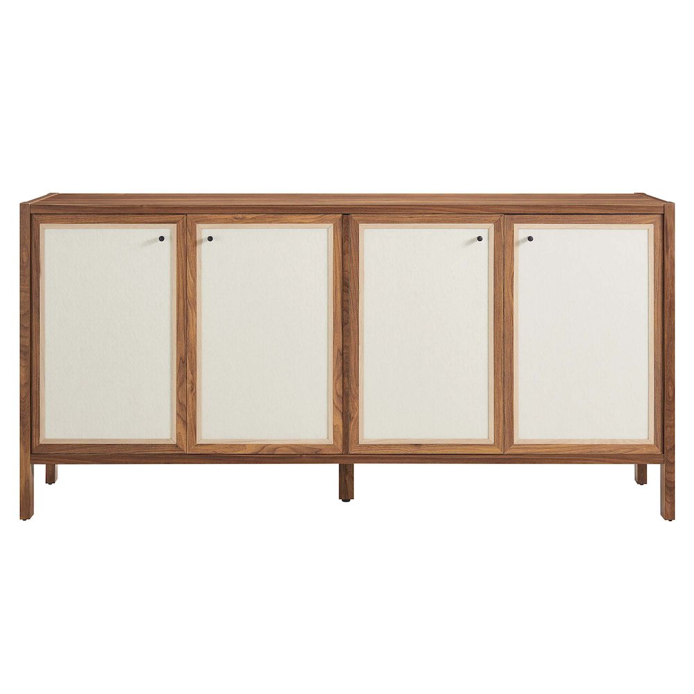 Capri 65" Wood Grain Sideboard Storage Cabinet. Picture 5