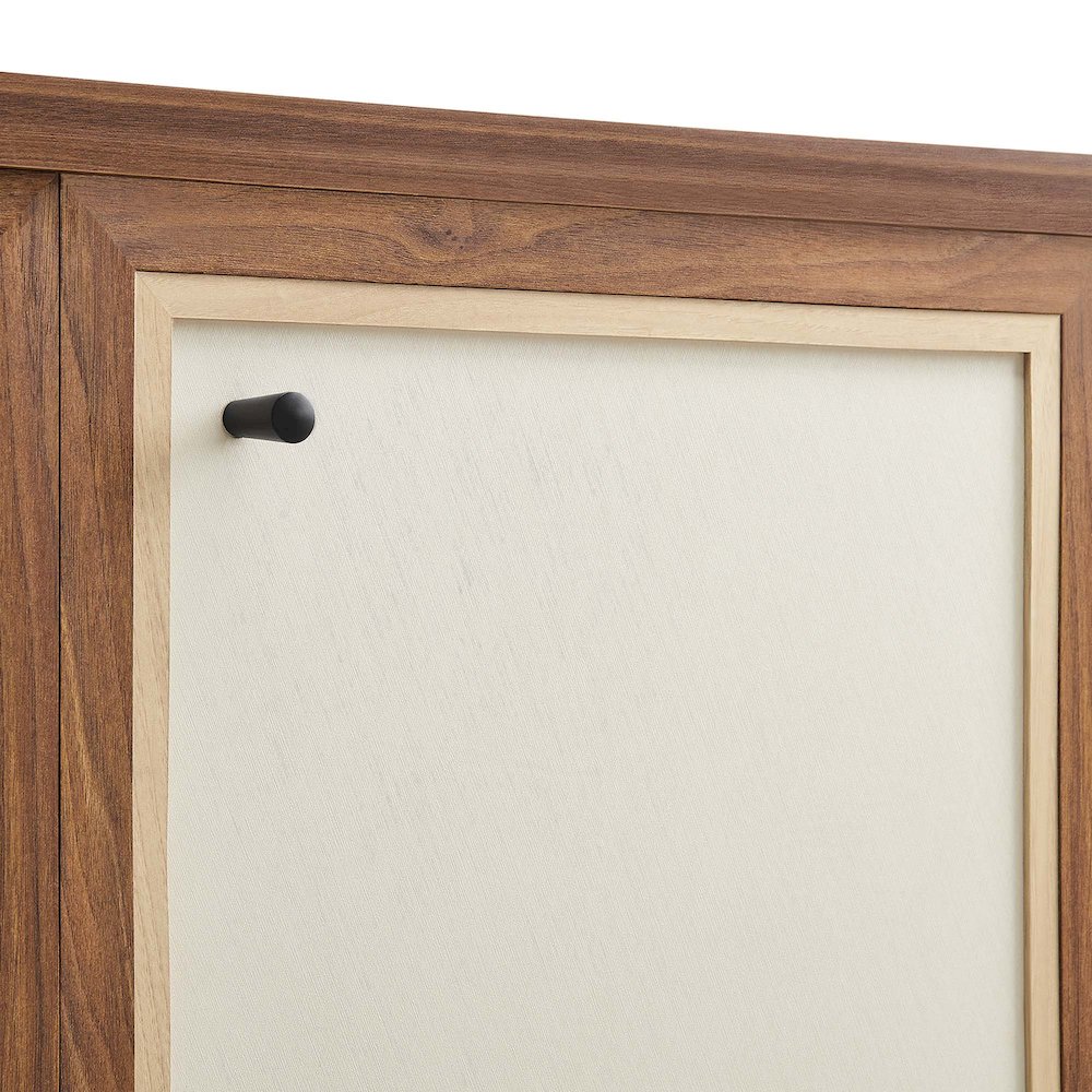 Capri 65" Wood Grain Sideboard Storage Cabinet. Picture 7