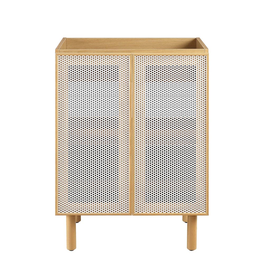 Calla 24" Perforated Metal Bathroom Vanity Cabinet (Sink Basin Not Included). Picture 6