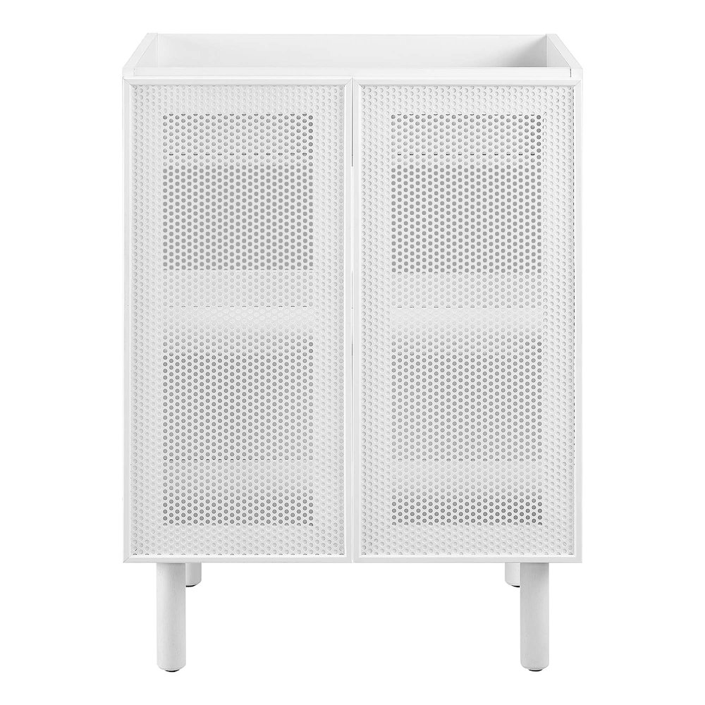 Calla 24" Perforated Metal Bathroom Vanity Cabinet (Sink Basin Not Included). Picture 6