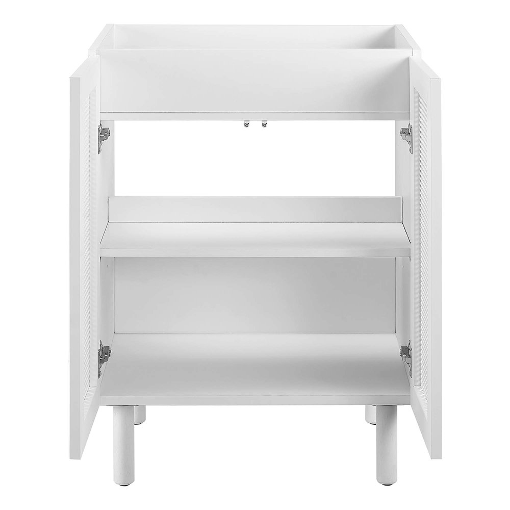 Calla 24" Perforated Metal Bathroom Vanity Cabinet (Sink Basin Not Included). Picture 8