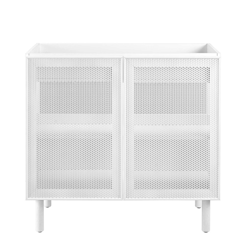 Calla 36" Perforated Metal Bathroom Vanity Cabinet (Sink Basin Not Included). Picture 6