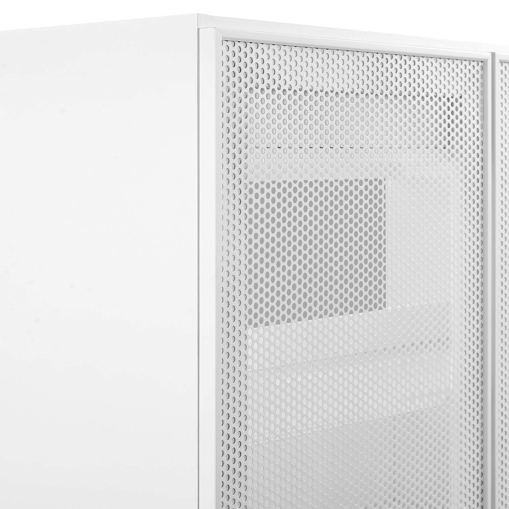 Calla 36" Perforated Metal Bathroom Vanity Cabinet (Sink Basin Not Included). Picture 9
