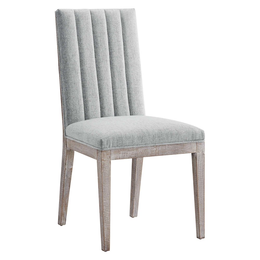 Maisonette French Vintage Tufted Fabric Dining Side Chairs Set of 2. Picture 3