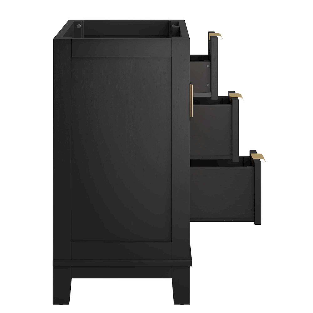 Dixie 36” Solid Wood Bathroom Vanity Cabinet (Sink Basin Not Included). Picture 9