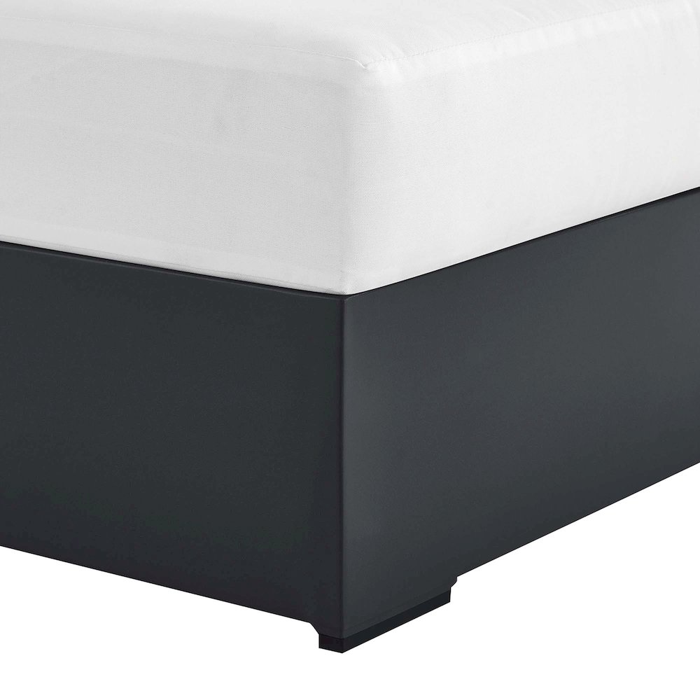 Tahoe Outdoor Patio Powder-Coated Aluminum Modular Right-Facing Chaise Lounge. Picture 7