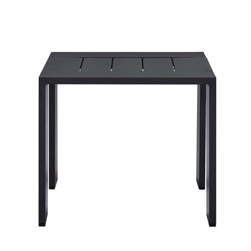 Tahoe Outdoor Patio Powder-Coated Aluminum End Table. Picture 4