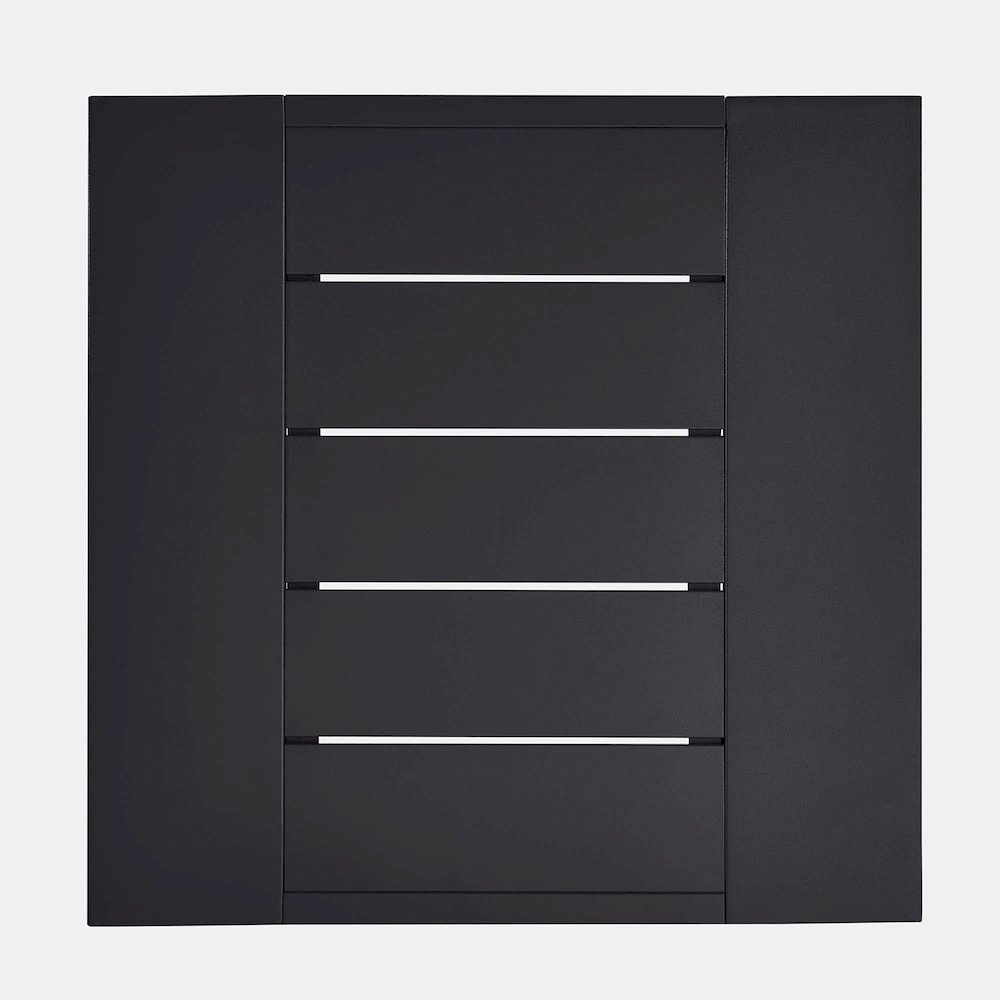 Tahoe Outdoor Patio Powder-Coated Aluminum End Table. Picture 5