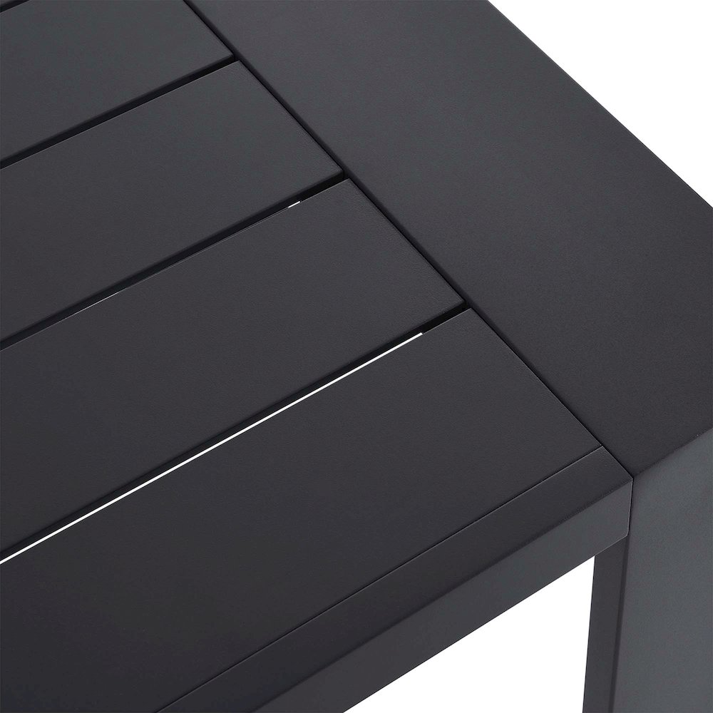Tahoe Outdoor Patio Powder-Coated Aluminum End Table. Picture 6