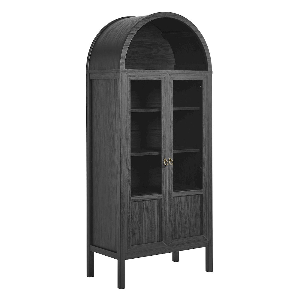 Tessa Tall Arched Storage Display Cabinet. Picture 1