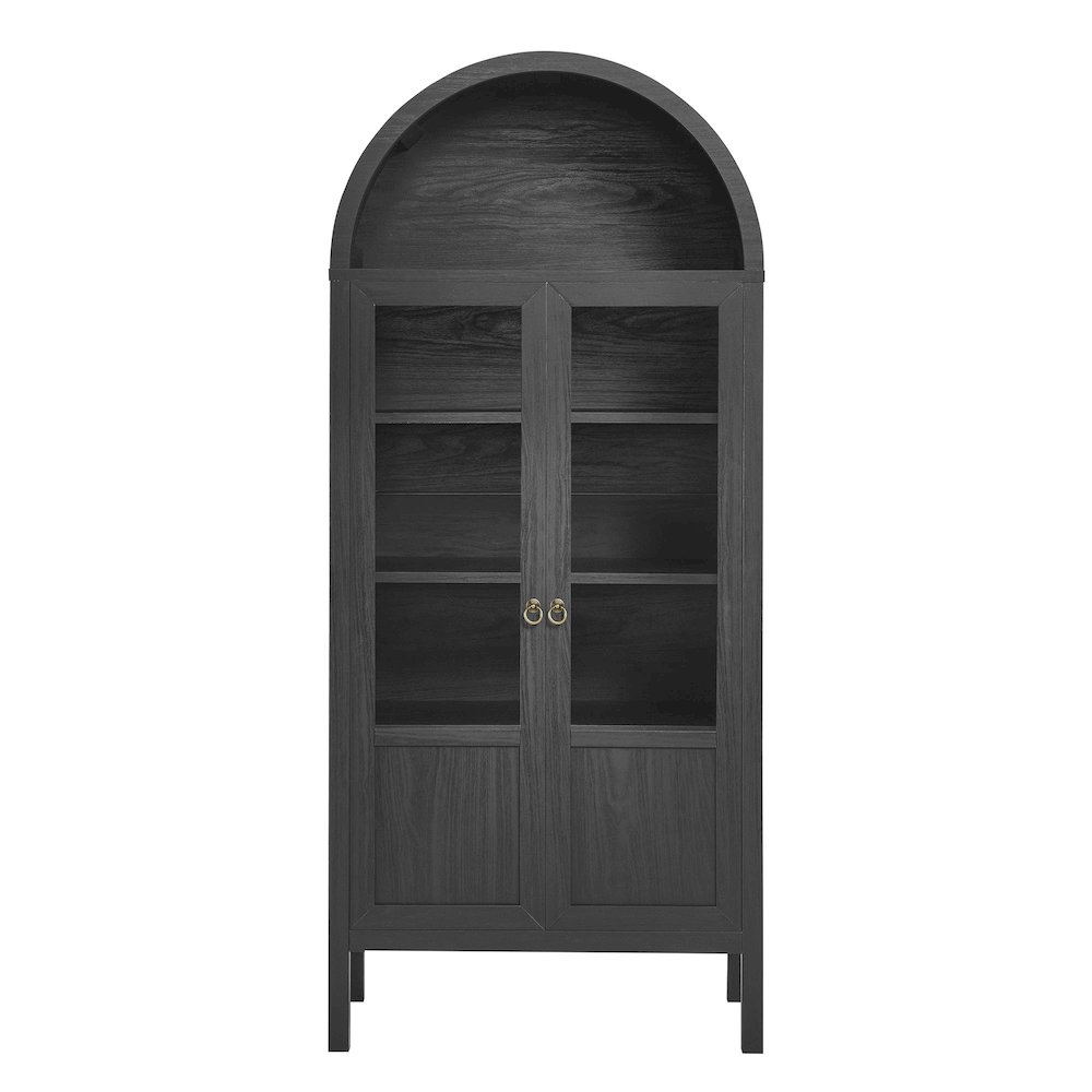 Tessa Tall Arched Storage Display Cabinet. Picture 5