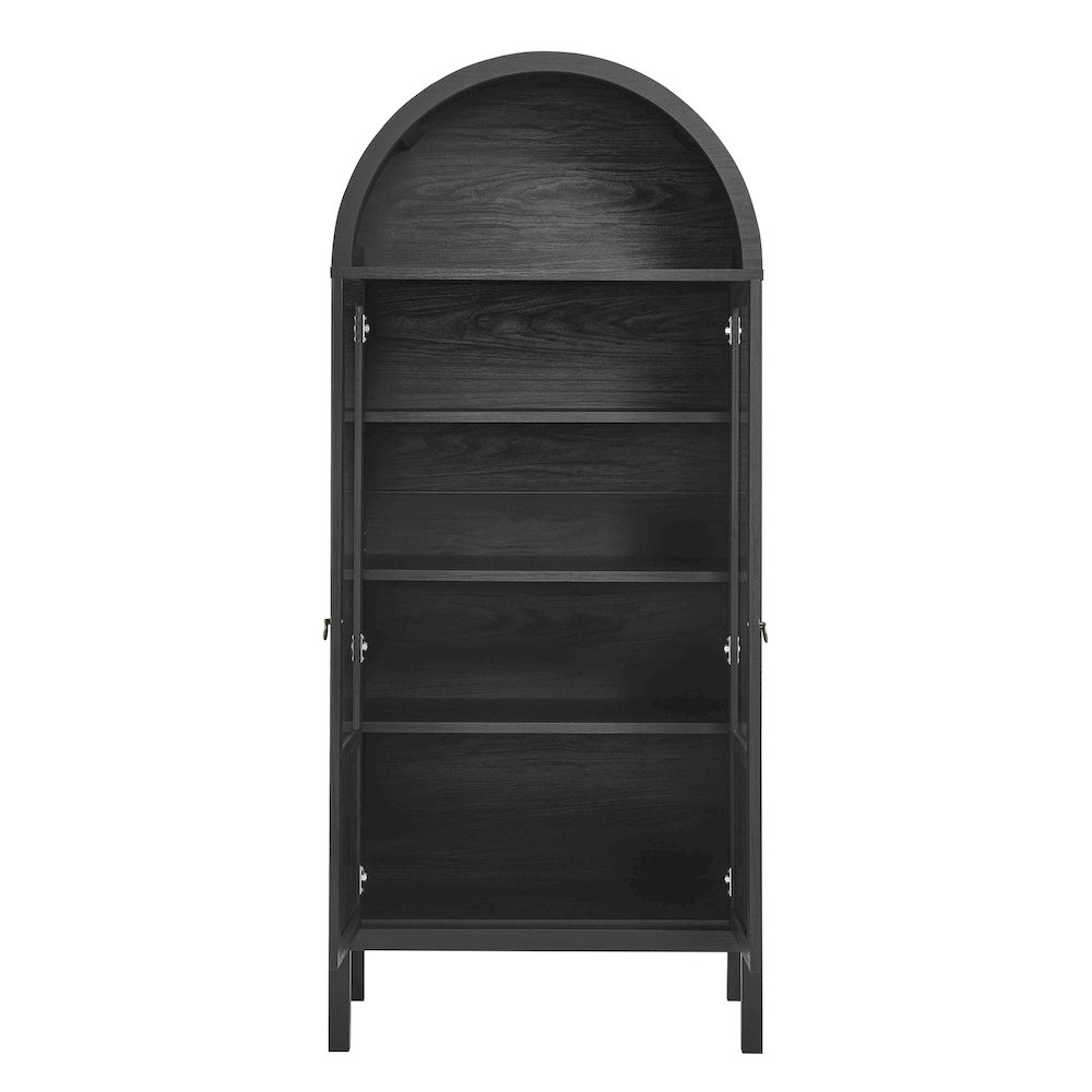 Tessa Tall Arched Storage Display Cabinet. Picture 6