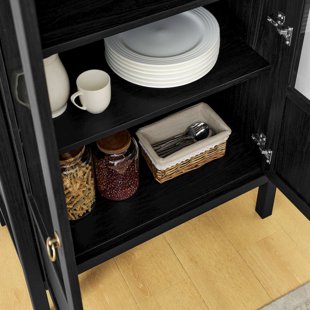 Tessa Tall Arched Storage Display Cabinet. Picture 10