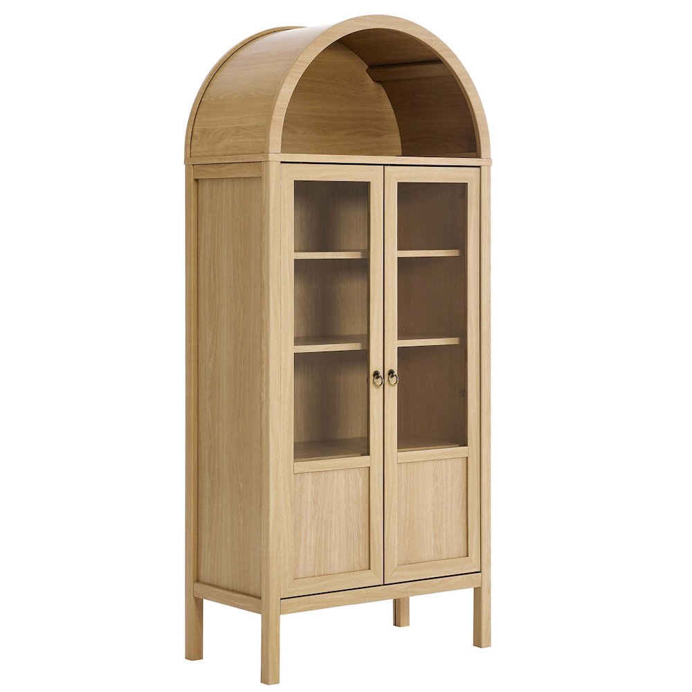 Tessa Tall Arched Storage Display Cabinet. Picture 1