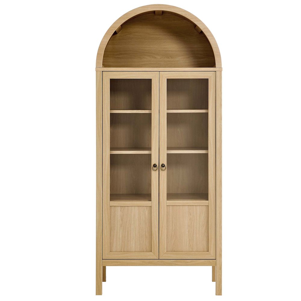 Tessa Tall Arched Storage Display Cabinet. Picture 5