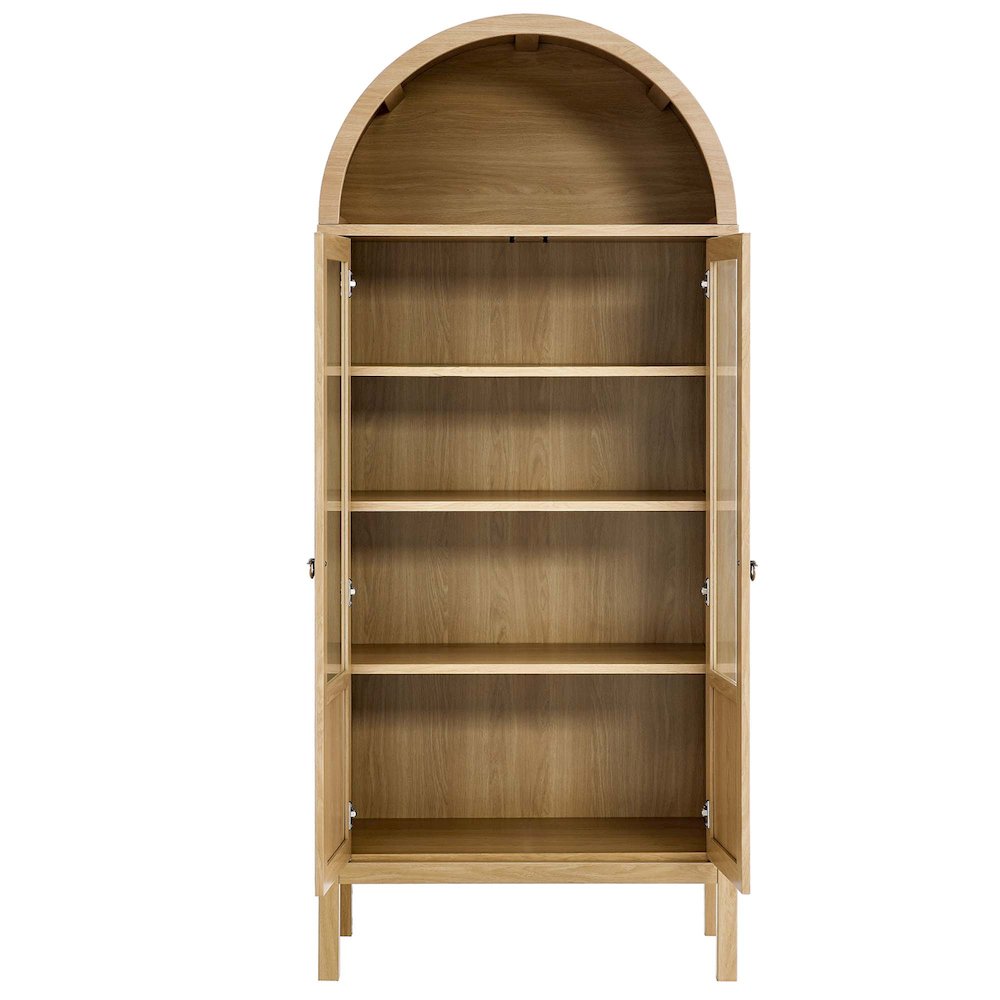 Tessa Tall Arched Storage Display Cabinet. Picture 6