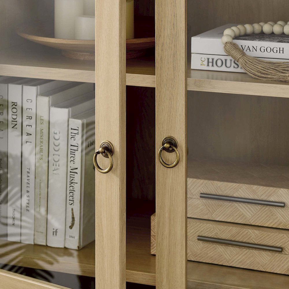 Tessa Tall Arched Storage Display Cabinet. Picture 10