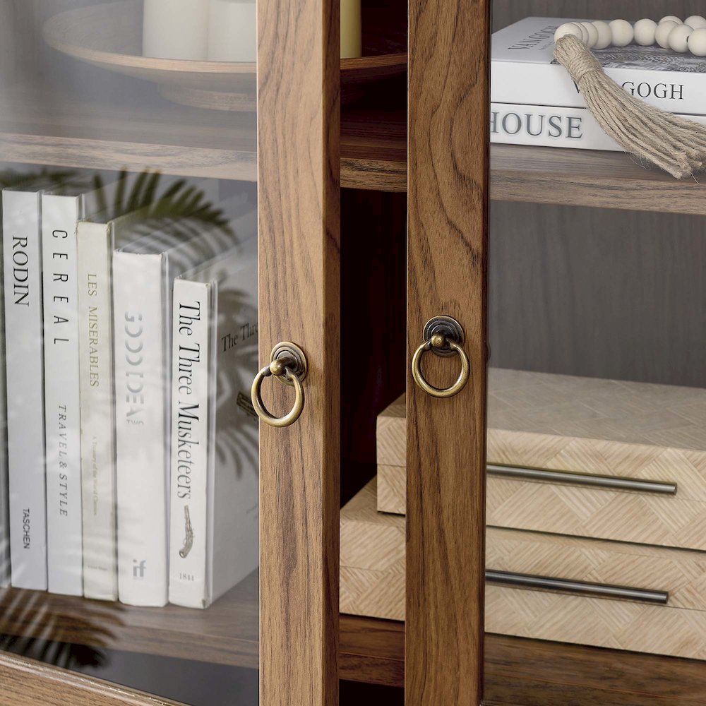 Tessa Tall Arched Storage Display Cabinet. Picture 10