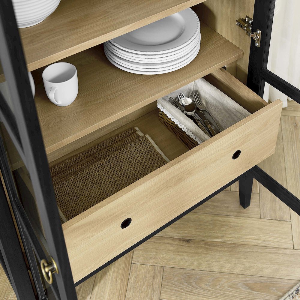 Nolan Tall Arched Storage Display Cabinet. Picture 11