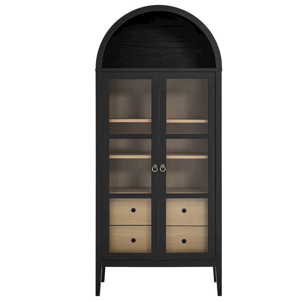 Nolan Tall Arched Storage Display Cabinet. Picture 5
