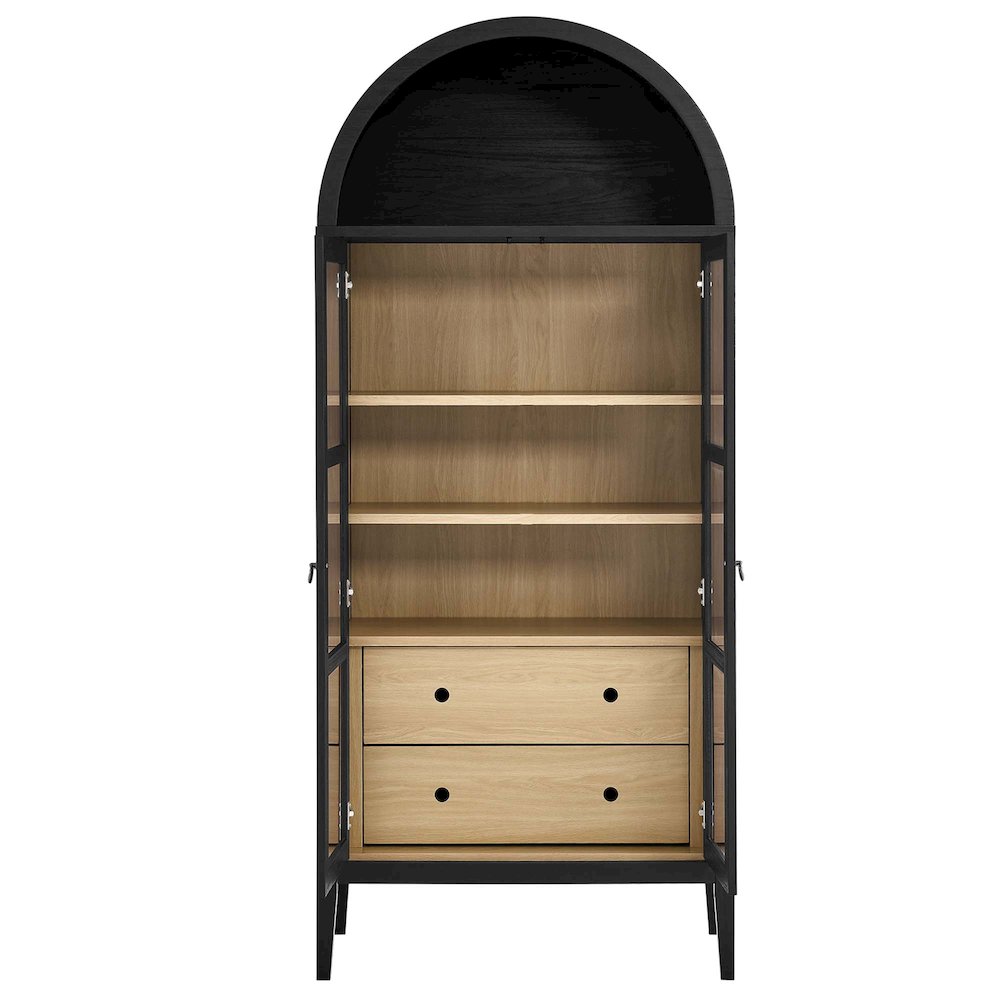 Nolan Tall Arched Storage Display Cabinet. Picture 6